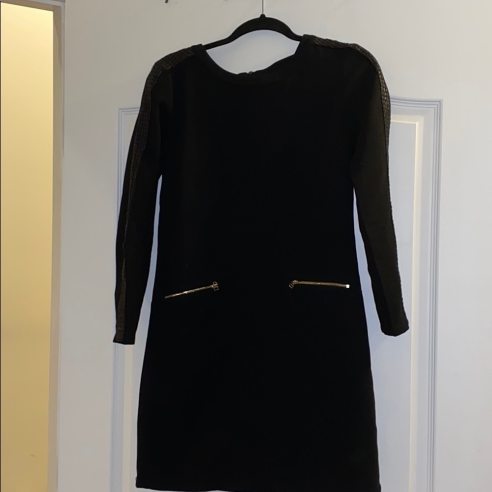 Black dress with sleeves